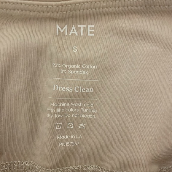 MATE The Label Organic Stretch Leggings in Bone size Small - Picture 6 of 6